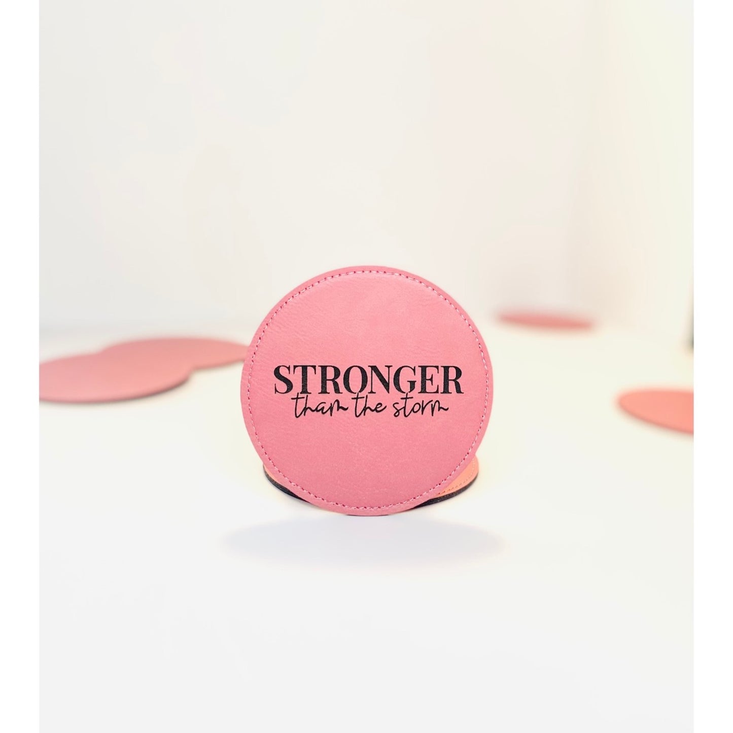 Stronger Than the Storm Coaster Collection – 4 Pieces, Multiple Materials