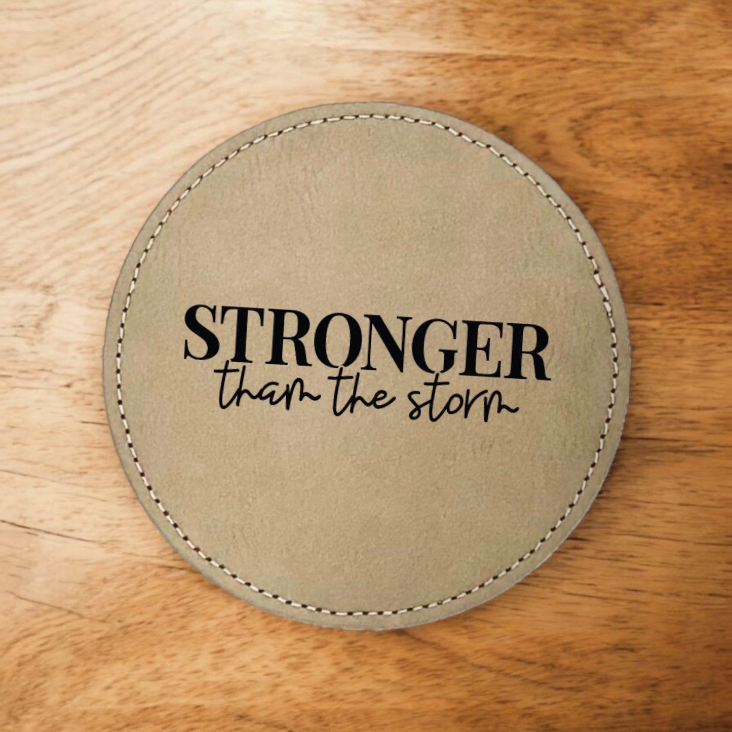 Stronger Than the Storm Coaster Collection – 4 Pieces, Multiple Materials