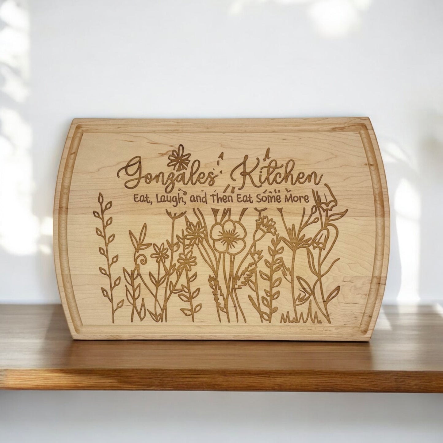 Kitchen Keepsake USA Made Premium Maple Cutting Board