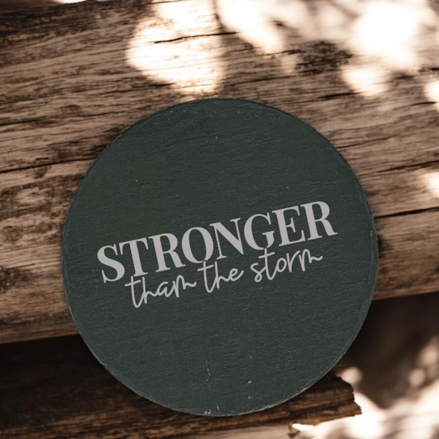 Stronger Than the Storm Coaster Collection – 4 Pieces, Multiple Materials