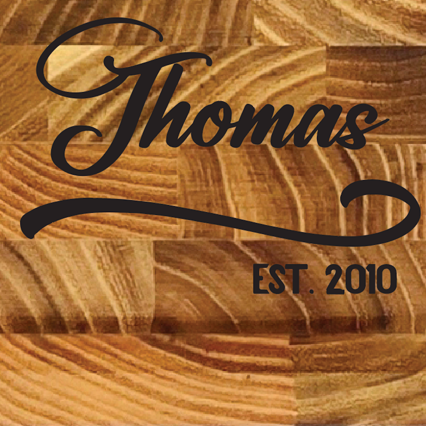 Heritage Curve Premium Teak End Grain Cutting Board