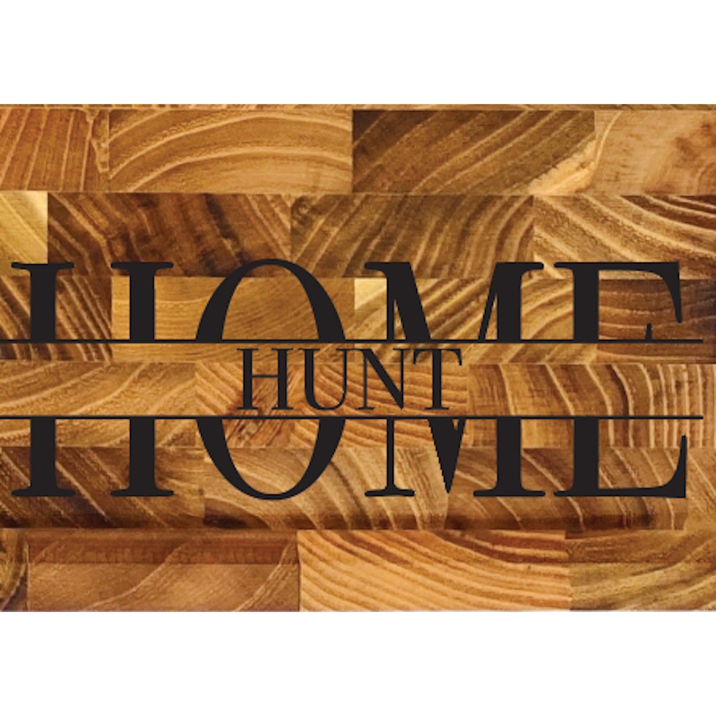 Home Monogram Premium Teak End Grain Cutting Board